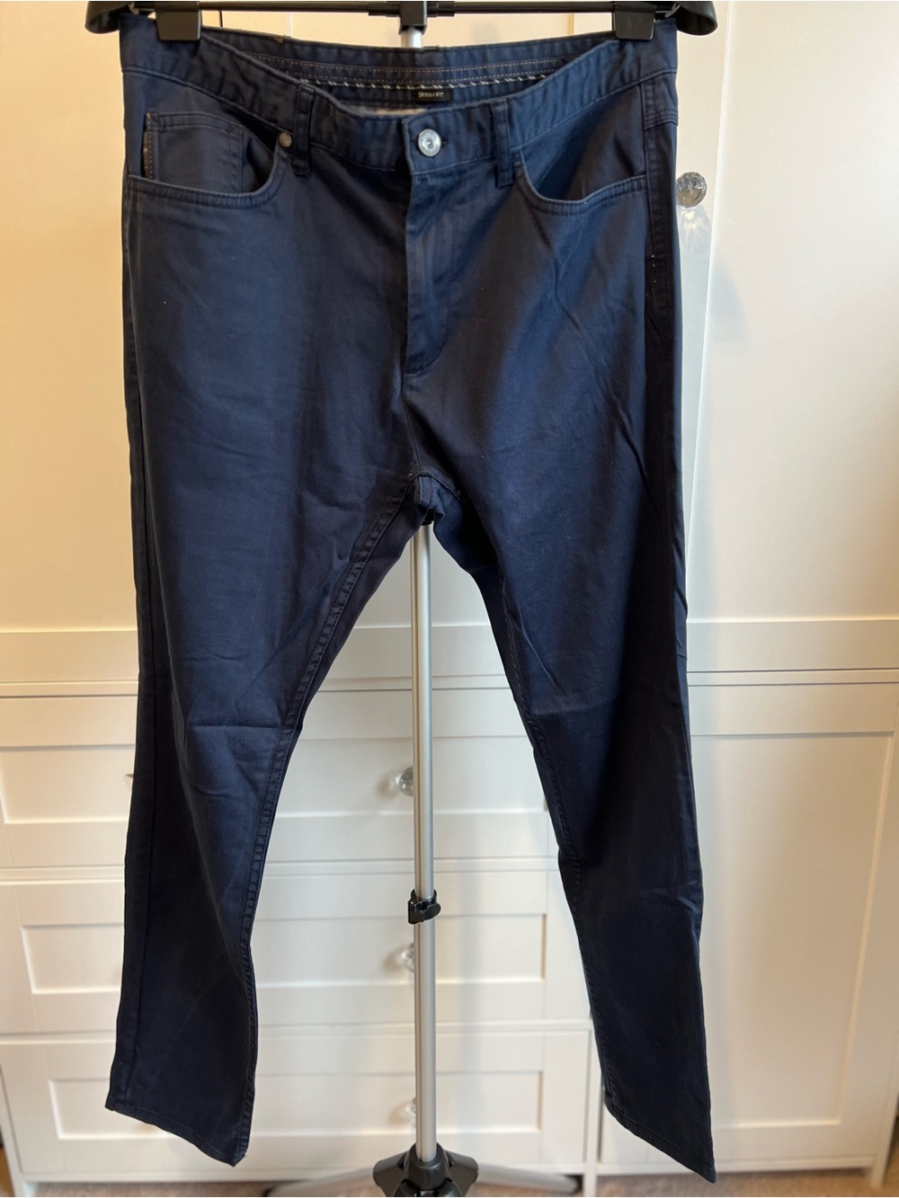 Zara Men's Skinny Jeans in Dark Navy